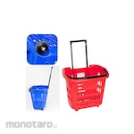 Green Leaf Pull Cart (Troli Keranjang Belanja)