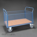 ESCO Trolley Platform Carrier (with Mesh Basket) 600kg (Troli Keranjang / Troli Barang Pagar)