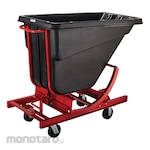 Rubbermaid Self Dumping Hopper With 6 In Polyolefin Casters