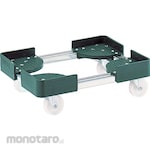 TRUSCO Adjustable Stainless Frame Dolly w/4 Casters