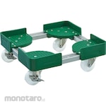 TRUSCO Adjustable Stainless Frame Dolly with 4 Casters