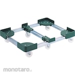 TRUSCO Adjustable Steel Frame Dolly w/6 Casters