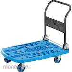 TRUSCO Large Resin Platform Truck "KARTIO BIG" (Folding Handle) (Troli Barang)