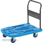 TRUSCO Large Resin Platform Truck KARTIO BIG (Fixed Handle)