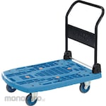 TRUSCO Large Resin Platform Truck KARTIO BIG (Folding Handle)