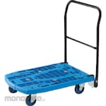 TRUSCO Large Resin Platform Truck KARTIO BIG (Folding Rotating Handle) (Troli Lipat / Troli Barang)