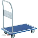 TRUSCO Platform Truck W/ Fix Handle Pedal Brake