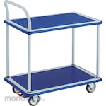 TRUSCO Trolley 2 Flat Shelf Cart (Troli Barang Tingkat)