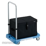 TRUSCO Trolley Light-Duty Resin Platform Truck with Foldable Handle Komawarikun (Troli Barang)