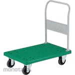TRUSCO Trolley Resin Platform Truck Gran Cart (Fixed Handle) (Troli Barang)