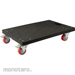 monotaro Trolley Plastic Flat Bogie Pro (4-Wheel Free Pu Caster Mounted Model) (Troli Barang Dolly)