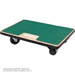 monotaro Trolley Wooden Flat Carriage (Pp + Pvc Wheel / With Non-Slip) (Troli Barang Dolly)