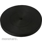 ESCO 25x1.2mmx50m belt, plain weave (PP, black)