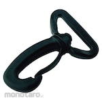 YUTAKAMAKE Flat belt fittings, rotating eggplant, streamlined, for 25mm width (1 piece included) (Kew Kew Plastik)
