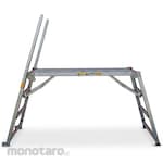 ESCO 112-148cm Scaffolding stand (with 4 handles, adjustment legs, casters)