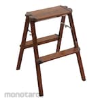FIXSTEPS Aluminium Folding Ladder with Wood Pattern