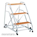 TRUSCO Working Step Stool With Castors (Tangga Pijakan Beroda)