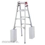 Hasegawa Step Ladder Aluminum Two-Way with Adjustable Legs (Tangga Lipat)