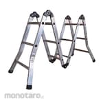 TOYO Ladder Step Ladder Multifunction AluminiumSingle Hinged (Tangga Lipat Multifungsi)