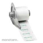 BRADY Label Polyester Metalized Solvent Resistant Matte Gray