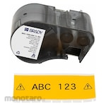 BRADY Label Precut Roll Cartridge Yellow Gloss