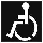 Non Brand Accessibility Parking Stencil