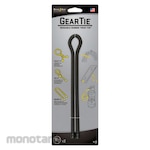 NiteIze Gear Tie Reusable Rubber Twist Tie 18 in. - 2 Pack - Black