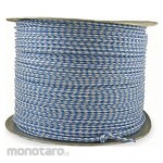 CAMPBELL Blue and White Braided Polypropylene Rope Spool (tali)
