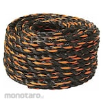 KOCH Black Orange Twisted Polypropylene Rope Coil (tali)