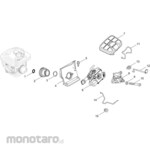KYORITSU [Parts] Air Cleaner/Carburetor for Engine Chainsaw CS358-S