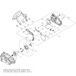 KYORITSU [Parts] Chain Brake Engine Chainsaw CS252T-1/4