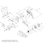 KYORITSU [Parts] Chain Brake Engine Chainsaw CS358-S