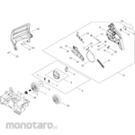 KYORITSU [Parts] Chain Brake Engine Chainsaw CSA341