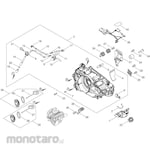 KYORITSU [Parts] Engine Cover Engine Chainsaw CS252T-1/4