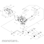 KYORITSU [Parts] Engine Cover Engine Chainsaw CSA341