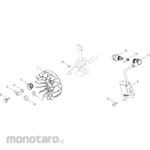 KYORITSU [Parts] Magneto Engine Chainsaw CS358-S