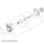 KYORITSU [Parts] Recoil Starter for Engine Chainsaw CSA341