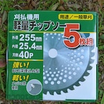 ESCO 36T Carbide Tip Saw (for Grass Trimmers/5 Blades)