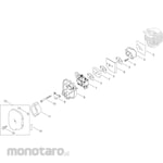 KYORITSU [Parts] Air Cleaner/Carburetor Backpack Power Sprayer SHRE15DX