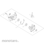 KYORITSU [Parts] Crankcase for Backpack Power Sprayer SHRE15DX
