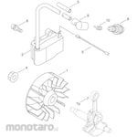 KYORITSU [Parts] Magneto Backpack Power Sprayer SHRE15DX