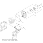 KYORITSU [Parts] Muffler Backpack Power Sprayer SHRE15DX