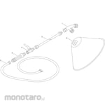 KYORITSU [Parts] Nozzle Backpack Power Sprayer SHRE15DX