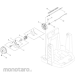 KYORITSU [Parts] Throttle Backpack Power Sprayer SHRE15DX
