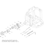 KYORITSU [Parts] Throttle for Backpack Power Sprayer SHPE2025DX