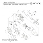BOSCH Parts Cordless Cleaner GAS18V-LI Series