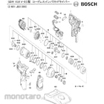 BOSCH Parts Cordless Impact Driver Gdr10.8V-Ec Type