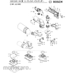 BOSCH Parts Cordless Orbital Sander Gss10.8V-13H
