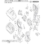 BOSCH Parts Cordless Vibration Driver Drill GSB18V-90C Model