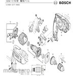 BOSCH Parts Electric Drill Gbm13Re Type